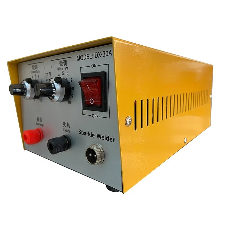 Laser Soldering Machine Handheld - เครื่องเชื่อมเลเซอร์ DX-30A/50A/808 สำหรับงานเชื่อมเครื่องประดับ กระแสไฟ 0.5A-30A หัวแร้งบัดกรีแบบพัลส์กำลังสูง