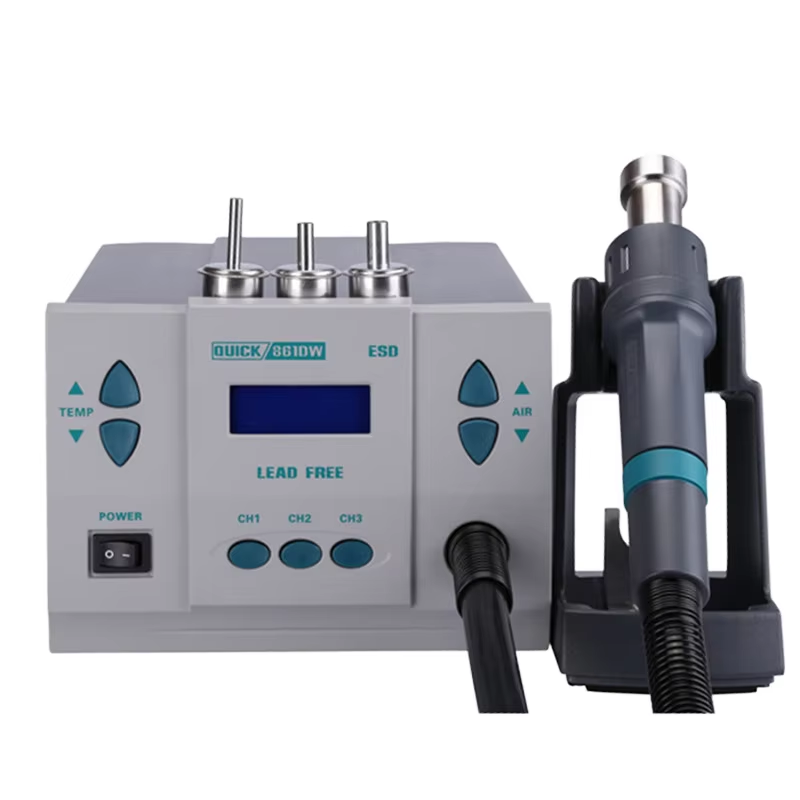 เครื่องเป่าลมร้อนกำลังสูง QUIC - Hot Air Rework Station 861Dw บทวิจารณ์และราคา