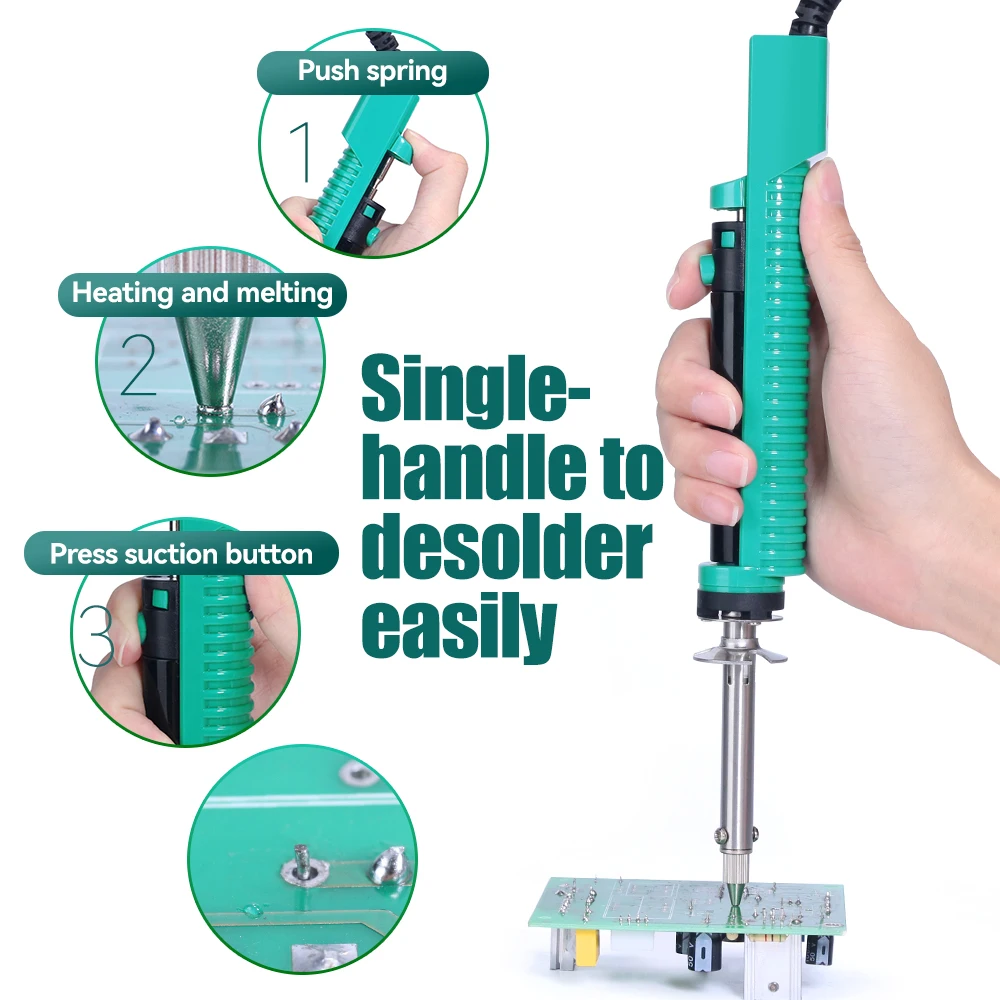 Yihua 929D-V เครื่องดูดตะกั่วบ - Desoldering Pump Electric Vacuum Station บทวิจารณ์และราคา