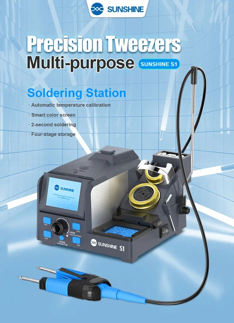 สถานีบัดกรีอเนกประสงค์ SUNSHIN - C210 Precision Soldering Station บทวิจารณ์และราคา