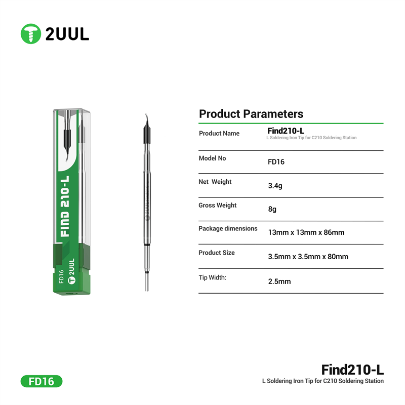 2UUL FD16 Find210-L หัวแร้งบัด - C210 Precision Soldering Station บทวิจารณ์และราคา